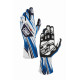 Race gloves OMP KS-4 ART my2026 (internal seams), white/blue