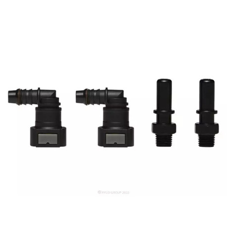 Plastični Fitingi za cevi Ryco Quick Connector Set – 1/4" NPT to 12 mm fuel hose RFA226 | race-shop.si
