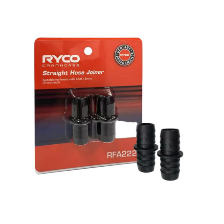Plastični Fitingi za cevi RYCO spojka cevi PCV RFA222 (notranji premer 16 mm, ravna, 2 kos) | race-shop.si