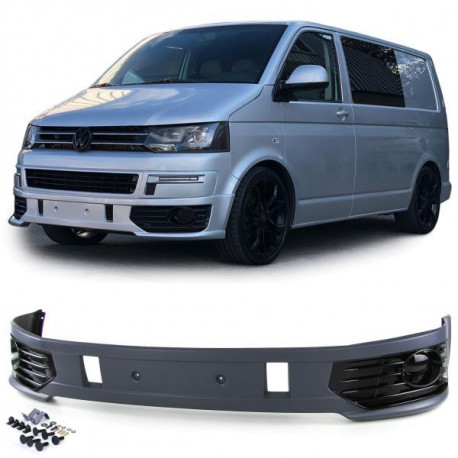 Outlet Spojler odbijač Sportline z okvirji meglenk za VW T5.2 09-15 NEPOPOLNI | race-shop.si