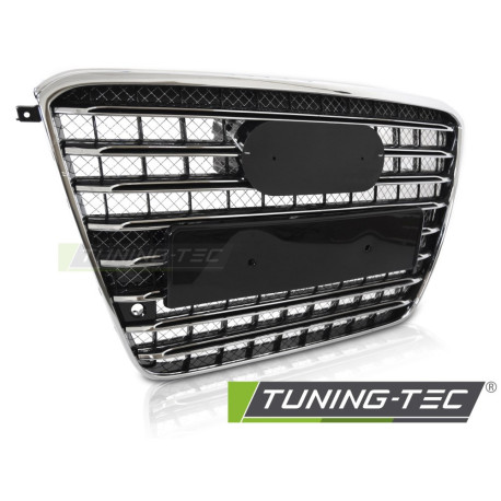 Body kit a vizuálne doplnky GRILLE SPORT BLACK CHROME PDC fits AUDI A8 D4 09-13 | race-shop.si