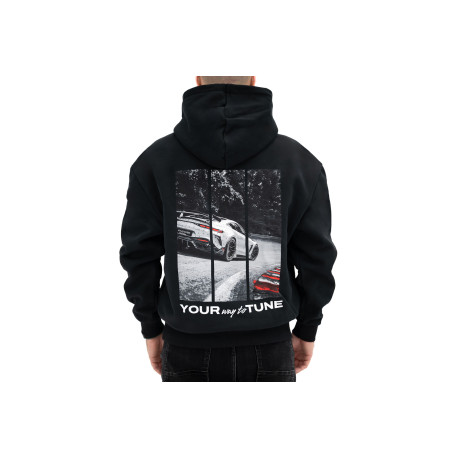 Majice s kapuco in jakne MAXTON Design mens hoodie, black | race-shop.si