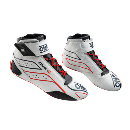 Čevlji FIA dirkalni čevlji OMP ONE-S my2026, bela | race-shop.si
