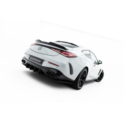 Street Pro Rear Diffuser Mercedes-AMG CLE 53 Aero C236 (black-red)