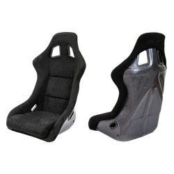 Racing seat RACES Glitter Black - siz. L
