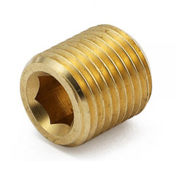 Brass blanking plug M10x1,0 - male