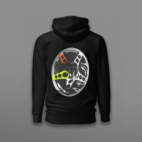 Majice s kapuco in jakne HGK hoodie Eurofighter Rim, black | race-shop.si