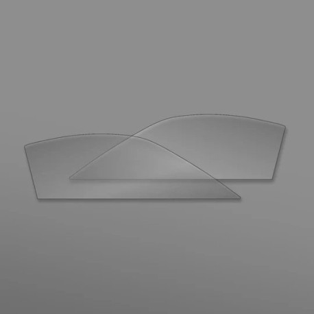 Clear Acrylic Window HGK Supra MK5/A90 Lexan (ThermoFormed) Window Set 4 mm | race-shop.si