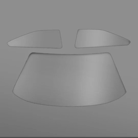 Clear Acrylic Window HGK BMW E92 Lexan (ThermoFormed) Window Set 4 mm | race-shop.si