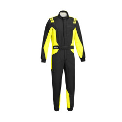 FIA race suit Sparco SPRINT S ADVANCED, black/fluo yellow