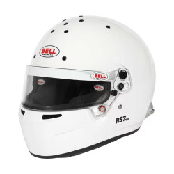 FIA zaprta dirkalna čelada BELL RS7 PRO (HANS), bela