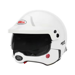 FIA odprta dirkalna čelada BELL MAG-10 RALLY PRO (HANS), bela