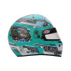 Celoplanetne čelade Helmet BELL RS7 PRO STAMINA, anthracite/aquamarine (HANS) | race-shop.si