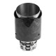Z enim izpustom Exhaust tip RACES CARBON 101mm, input 76mm - Forged gloss | race-shop.si