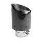 Z enim izpustom Exhaust tip RACES CARBON 101mm, input 63.5mm - Forged gloss | race-shop.si