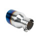 Z enim izpustom Exhaust tip RACES INOX 101mm, input 63mm - Burnt | race-shop.si