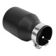 Z enim izpustom Exhaust tip RACES INOX 101mm, input 63mm - Matt | race-shop.si
