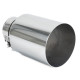 Z enim izpustom Exhaust tip RACES INOX 101mm, input 76mm - Gloss | race-shop.si