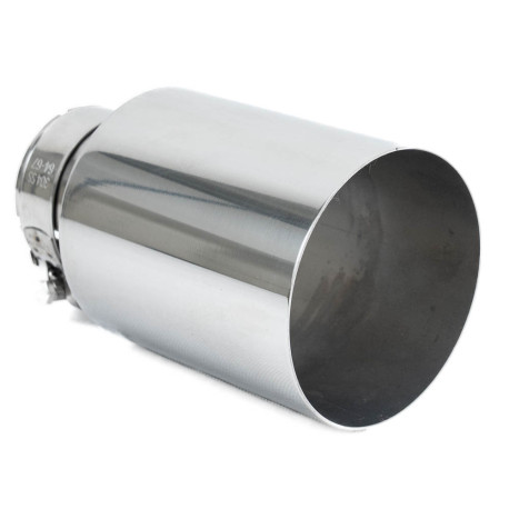 Z enim izpustom Exhaust tip RACES INOX 101mm, input 76mm - Gloss | race-shop.si