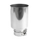 Z enim izpustom Exhaust tip RACES INOX 101mm, input 63mm - Gloss | race-shop.si