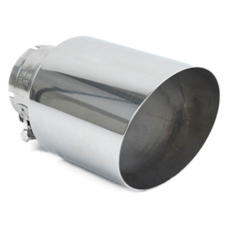 Z enim izpustom Exhaust tip RACES INOX 101mm, input 63mm - Gloss | race-shop.si