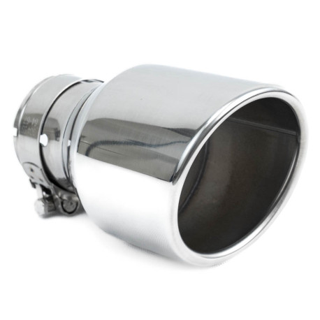 Z enim izpustom Exhaust tip RACES INOX 101mm, input 76mm - Gloss | race-shop.si