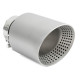 Z enim izpustom Exhaust tip RACES INOX 101mm, input 51mm - Brushed | race-shop.si