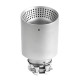 Z enim izpustom Exhaust tip RACES INOX 101mm, input 63mm - Brushed | race-shop.si