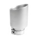Z enim izpustom Exhaust tip RACES INOX 101mm, input 51mm - Brushed | race-shop.si