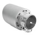 Z enim izpustom Exhaust tip RACES INOX 101mm, input 76mm - Brushed | race-shop.si