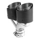 Z dvema izpustoma Exhaust tip RACES CARBON 2x101mm, input 63.5mm - Matt | race-shop.si