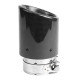 Z enim izpustom Konica dušilca ​​izpušnih plinov RACES CARBON 101mm, vhodni premer 63.5mm - Gloss | race-shop.si