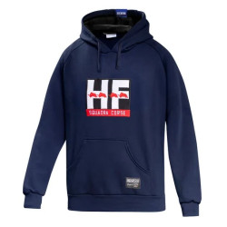 Sparco hoodie HF Squadra Corse, blue marine