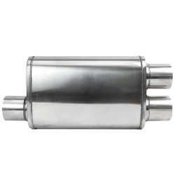 Izpušni lonec (dušilec zvoka) RACES 41, premer dovoda 2,5" (63mm)