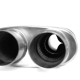 1x vhod / 2x izhod Izpušni lonec (dušilec zvoka) RACES 53,premer dovoda 2,75" (70mm) | race-shop.si