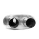 1x vhod / 2x izhod Sredinski izpušni lonec (dušilec zvoka) RACES 57, dovod 2,25" (57mm), izhod 2,25" (57mm) | race-shop.si