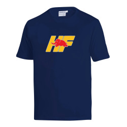 Spacro T-shirt LANCIA HF GIALLO, blue marine