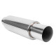 Enostenski - valjasti Muffler RACES 37, inlet 3" (76mm) SS304 | race-shop.si