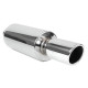 Dvostenski - valjasti Muffler RACES 23, inlet 2,25" (57mm) SS304 | race-shop.si