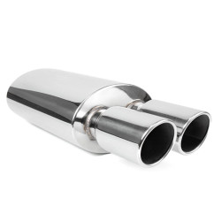 Muffler RACES 17, inlet 2,5" (63mm) SS304