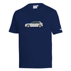 Spacro T-shirt LANCIA HF DELTA INTEGRALE, blue marine/white