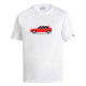 Spacro T-shirt LANCIA HF DELTA INTEGRALE, white/red