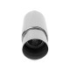 Enostenski - valjasti Izpušni lonec (dušilec zvoka) RACES Chrome 89mm, premer dovoda 2,5" (63mm) | race-shop.si