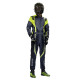 FIA tekmovalni kombinezon SPARCO PRIME-K ADVANCED, črna/siva/fluo/rumena