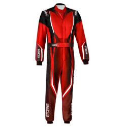 FIA tekmovalni kombinezon SPARCO PRIME-K ADVANCED, črna/rdeča