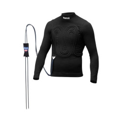 Sparco front and rear cooling racing Underwear top R586 with FIA, black