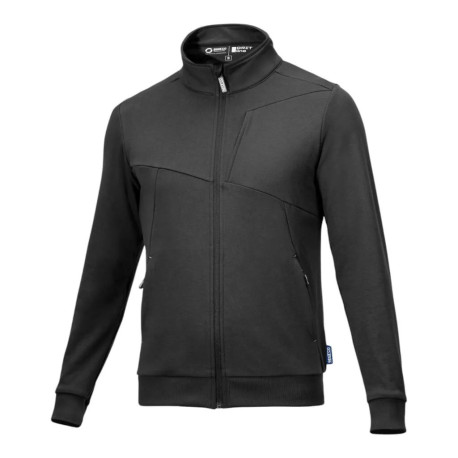 Majice s kapuco in jakne Sparco Full Zip Grit Sweatshirt PLATA, gray | race-shop.si