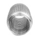 Exhaust flex pipe (SS304 reinforced) Exhaust flex pipe PRO 150x57mm, stainless | race-shop.si