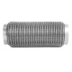 Exhaust flex pipe (SS304 reinforced) Exhaust flex pipe PRO 250x70mm, stainless | race-shop.si