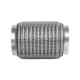 Exhaust flex pipe (SS304 reinforced) Exhaust flex pipe PRO 150x57mm, stainless | race-shop.si